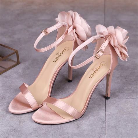 pink Chanel heels